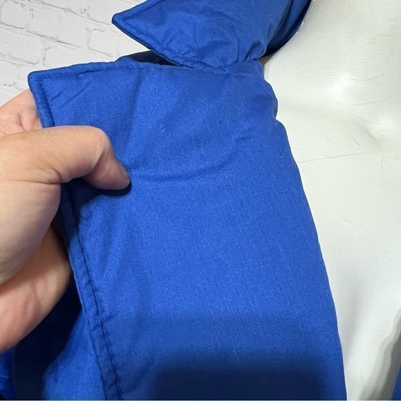 VINTAGE 90s blue Puffer Jacket Large Made in Korea Brand Grizzly GUC - Picture 11 of 16